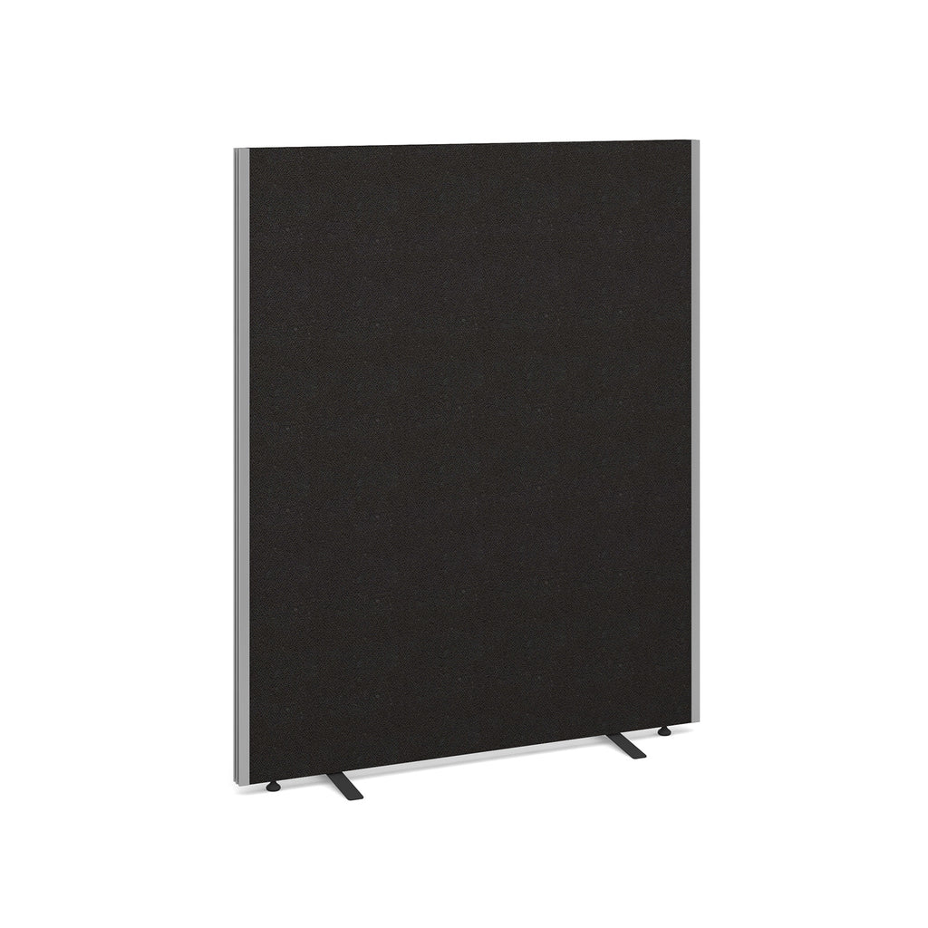 Black office screen on a white background