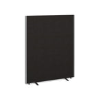 Black office screen on a white background