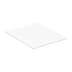 Clear chair mat on a white background