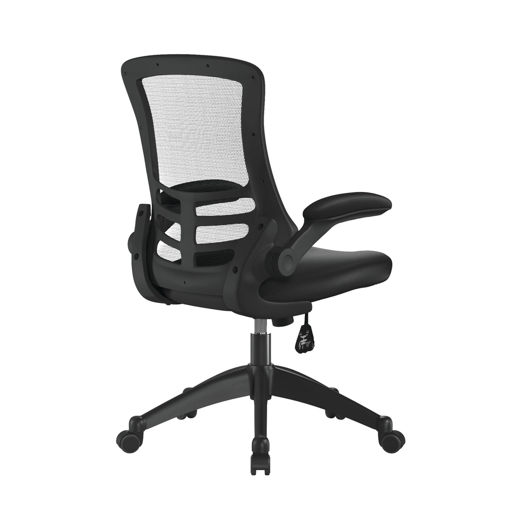 Luna Designer High Back Mesh Chair with Folding Arms