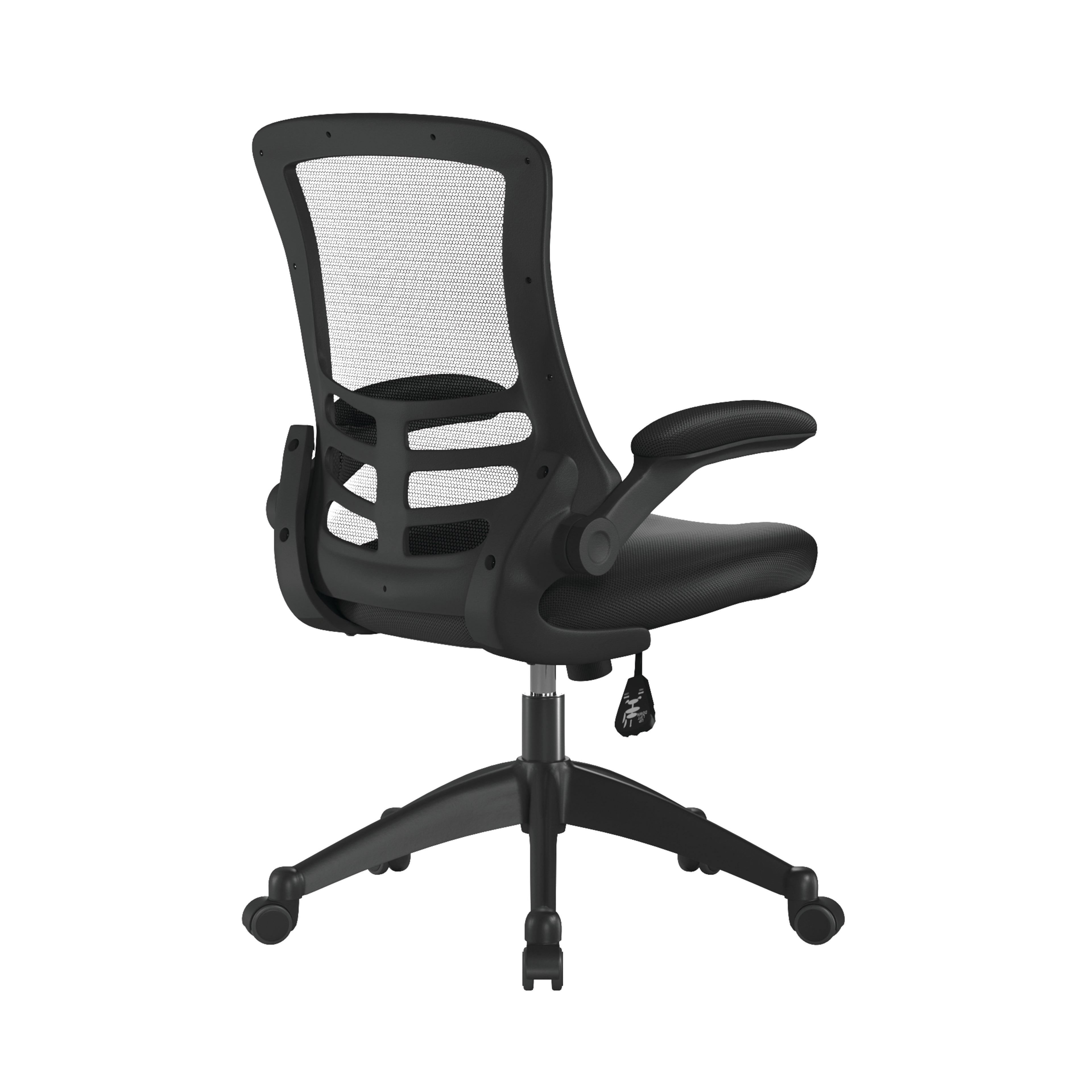 Luna Designer High Back Mesh Chair with Folding Arms