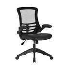 Luna Designer High Back Mesh Chair with Folding Arms