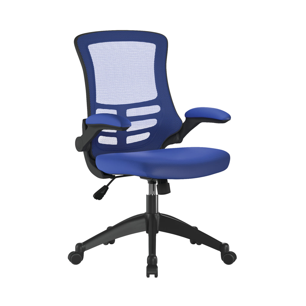 Luna Designer High Back Mesh Chair with Folding Arms