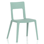 Light green chair on a white background