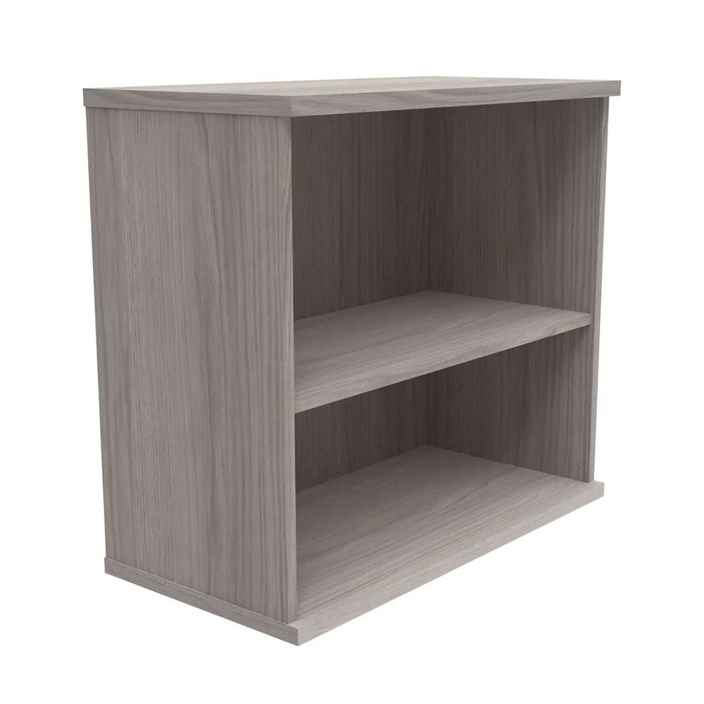Bookcase with one shelf on a white background