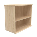 Bookcase with one shelf on a white background