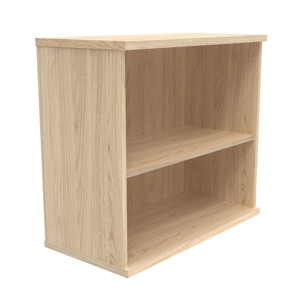 Bookcase with one shelf on a white background