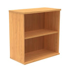 Bookcase with one shelf on a white background
