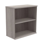 Bookcase with one shelf on a white background