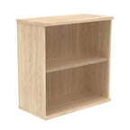 Bookcase with one shelf on a white background