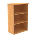 Bookcase with two shelves on a white background