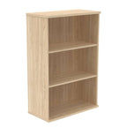 Bookcase with two shelves on a white background