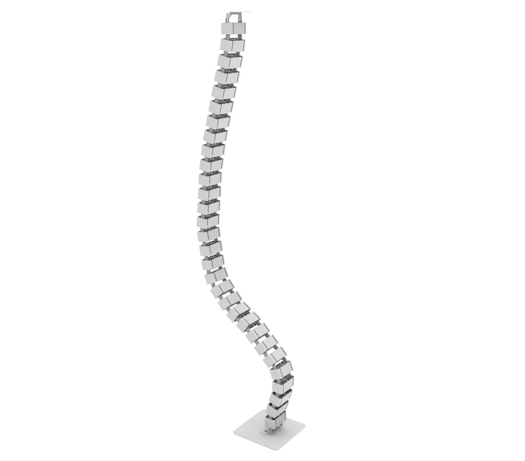 Cable spine on a white background