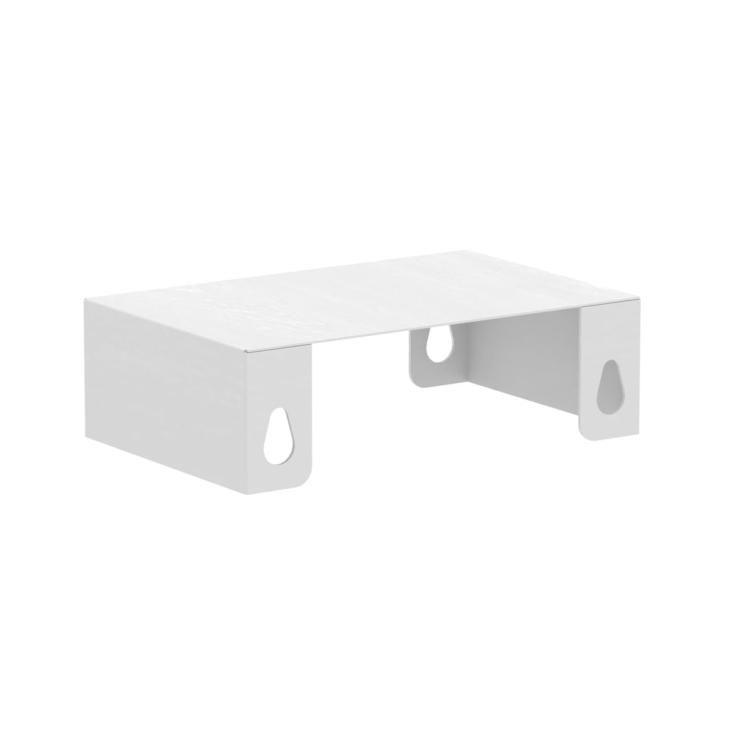 Light grey linking bar on a white background