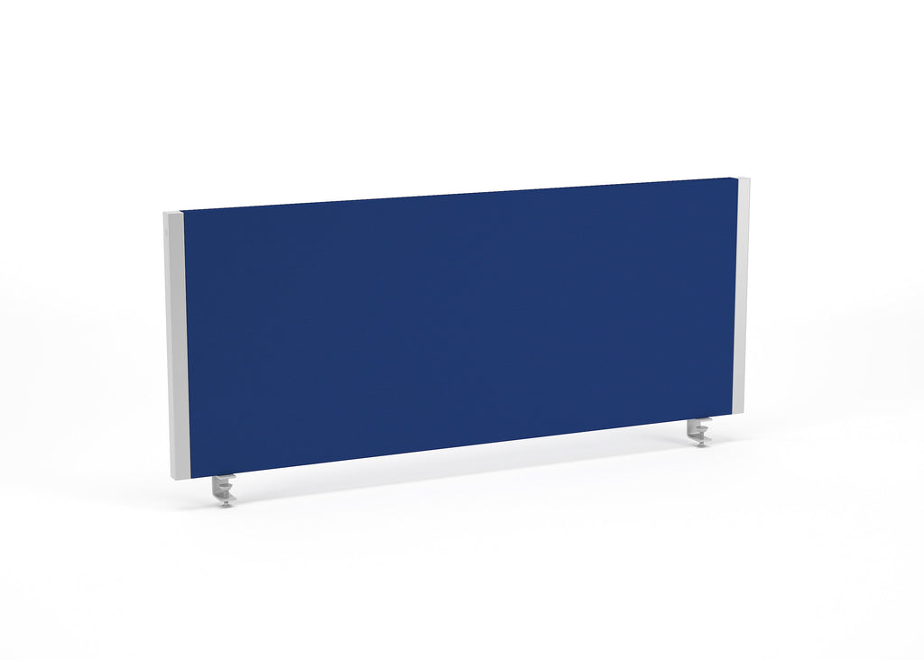 Blue screen with white frame on a white background