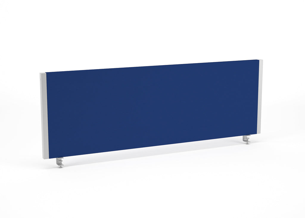 Blue screen with white frame on a white background