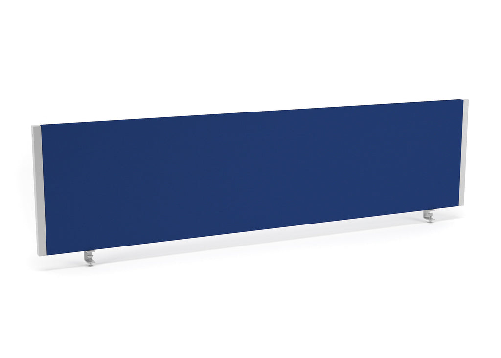 Blue screen with white frame on a white background
