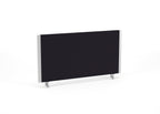 Black screen with white frame on a white background