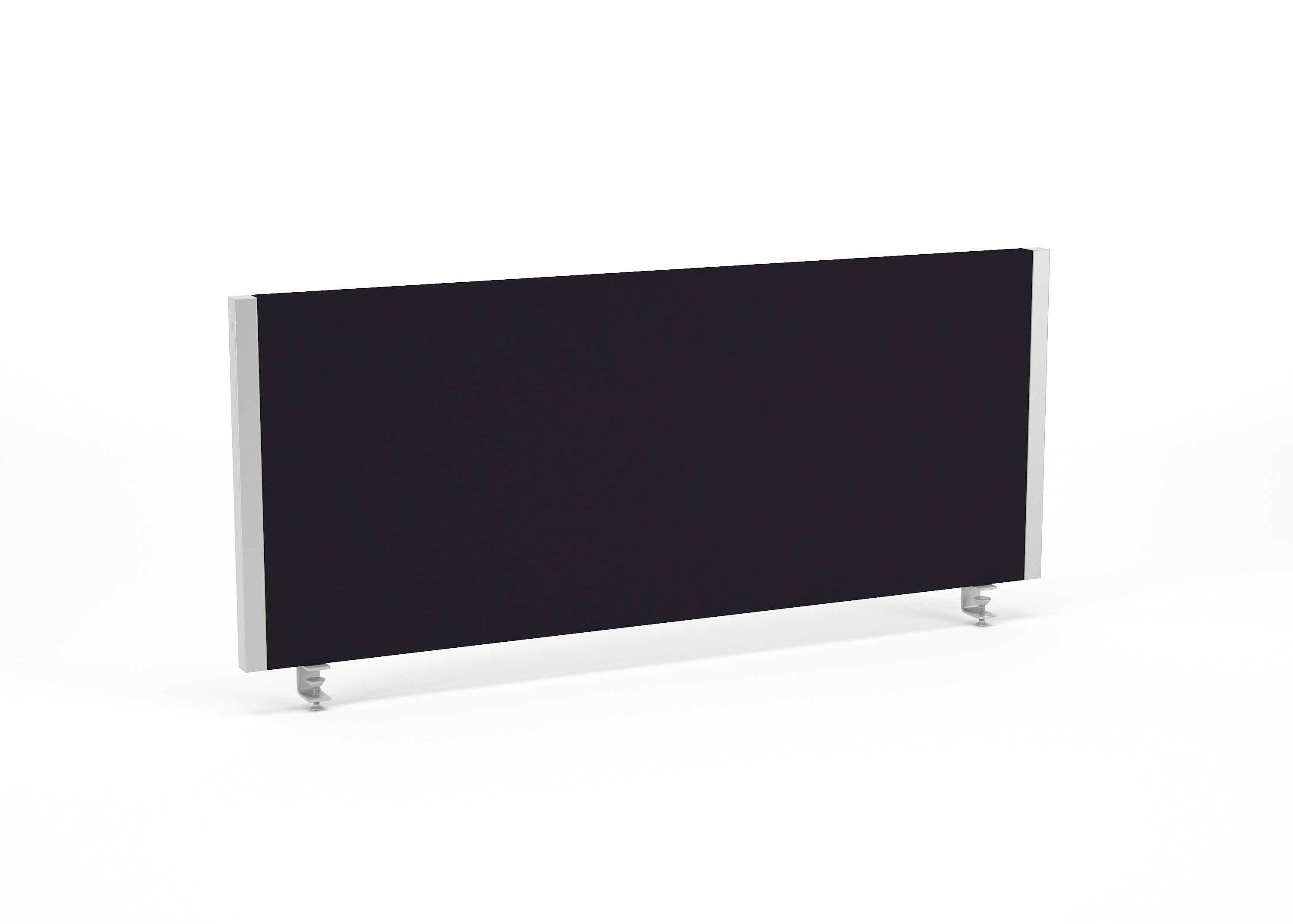 Black screen with white frame on a white background