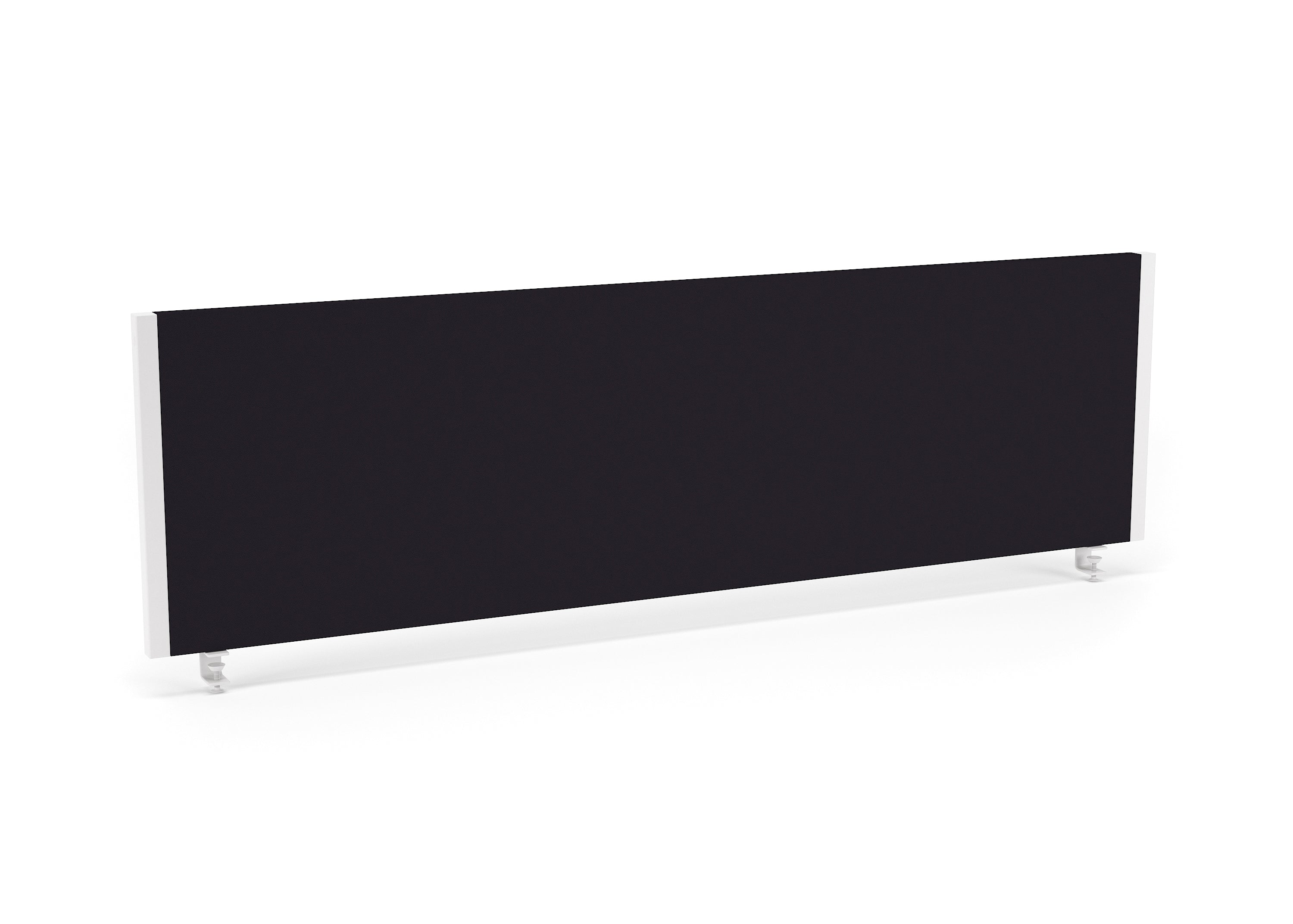 Black office screen on a white background