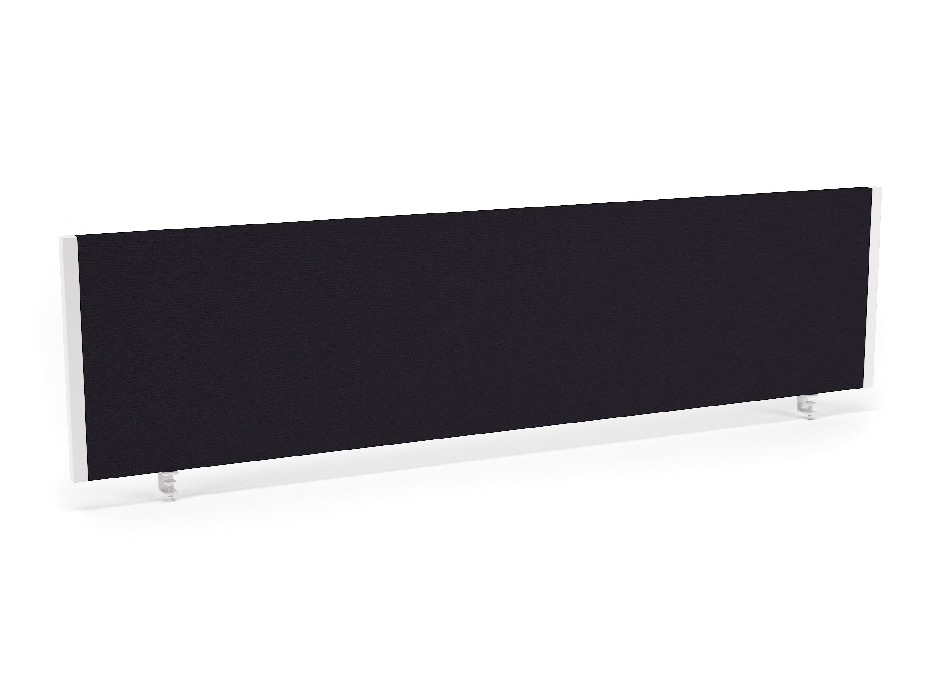 Black screen on a white background