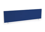 Rectangular blue screen with white frame on a white background