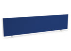 Rectangular blue screen with white frame on a white background