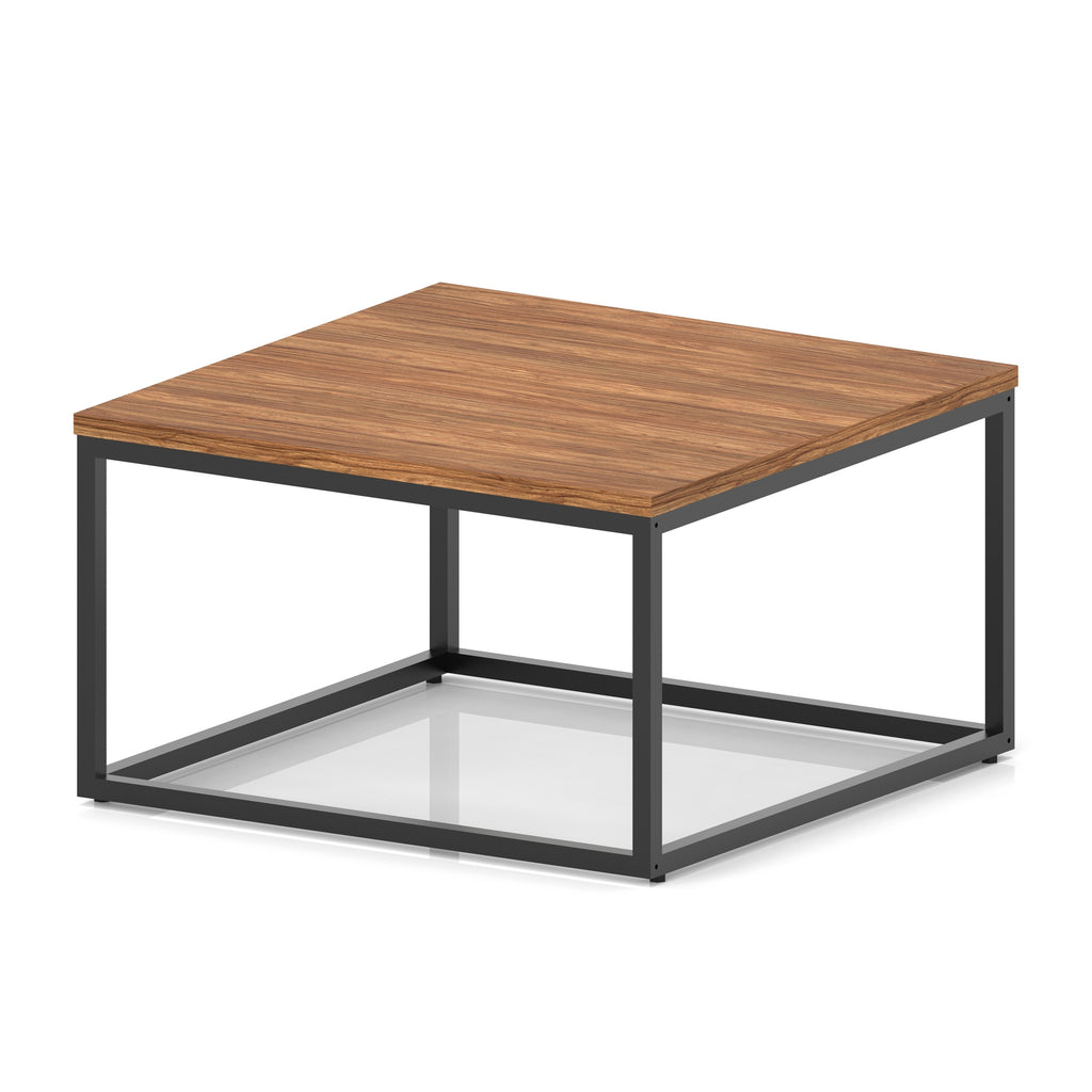 Impulse Square Coffee Table With Metal Frame