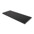 Black shelf on a white background