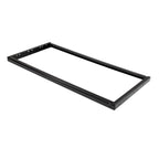 Black lateral filing frame for cupboards on a white background 