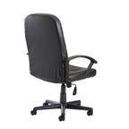Black chair on the white background