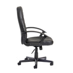 Black chair on the white background