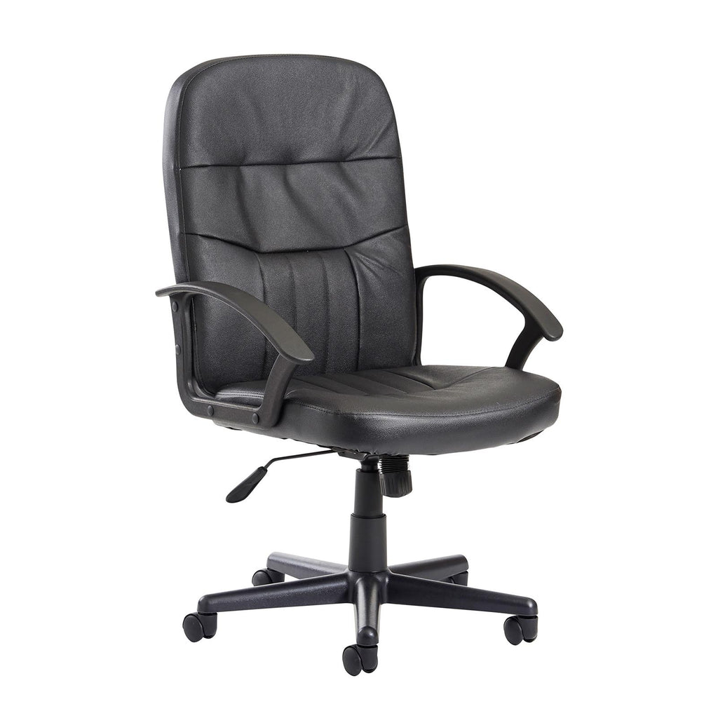 Black chair on the white background