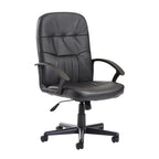 Black chair on the white background