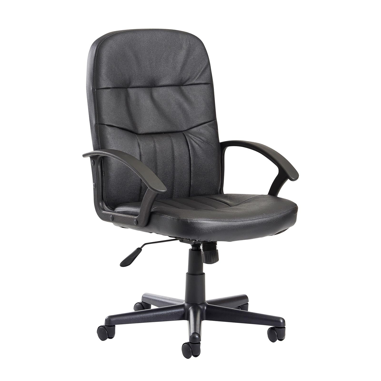 Black chair on the white background
