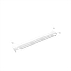White cable tray on a white background