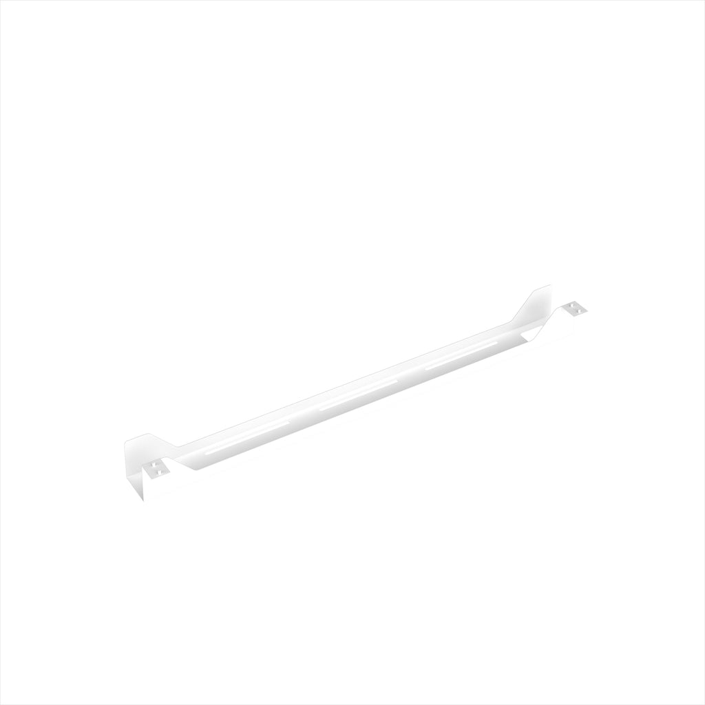 White cable tray on a white background