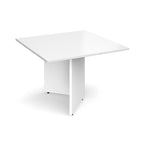 White square table extension on a white background