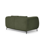 Green sofa on a white background