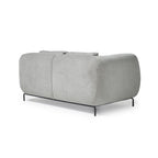 Grey sofa on a white background