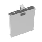 Metal cable riser on a white background