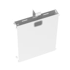 White metal cable riser on a white background