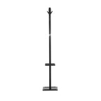 Black coat stand on a white background