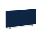 Blue office partition screen on a white background