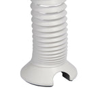 White metal cable riser on a white background