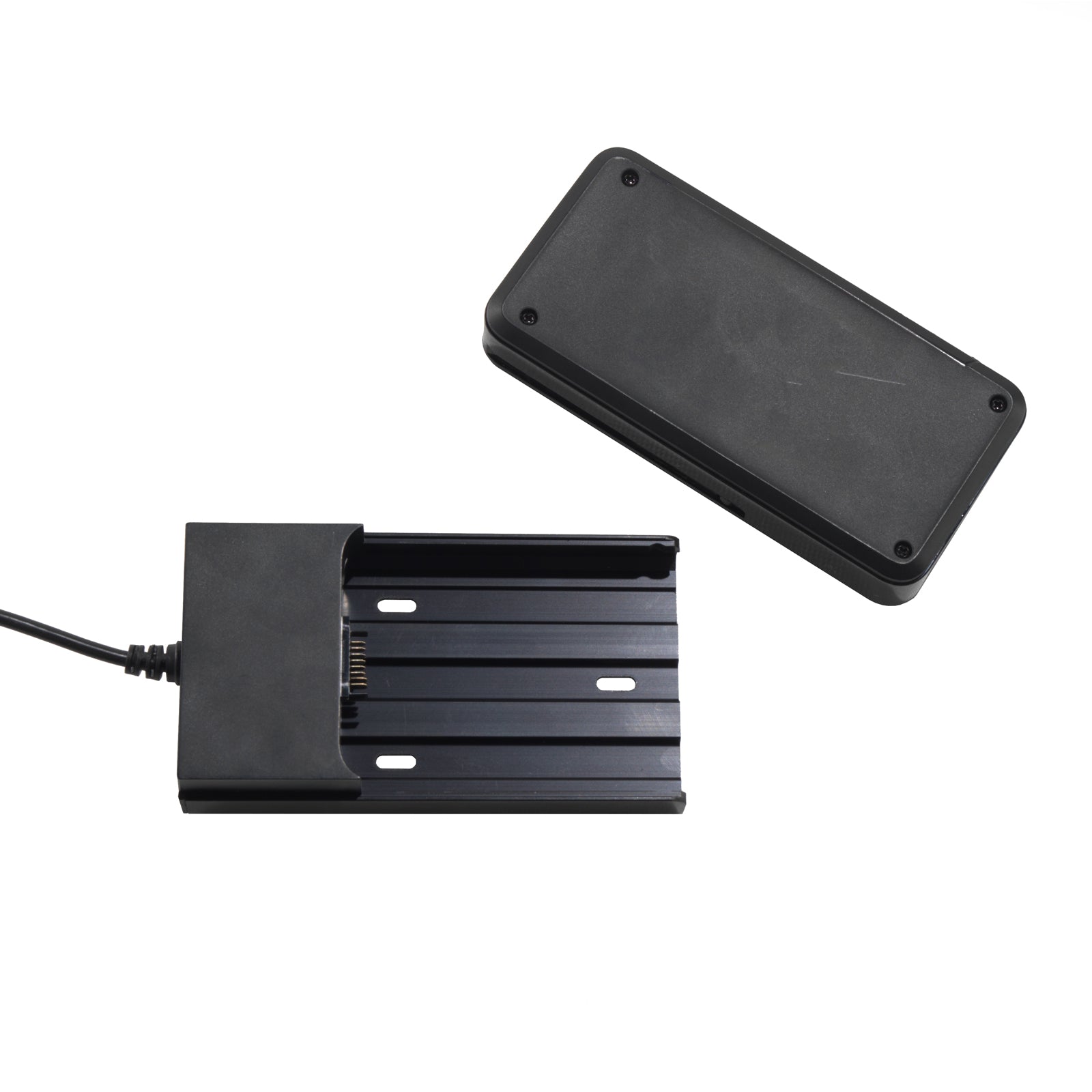 Battery pack on a white background