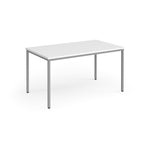White rectangular table on a white background
