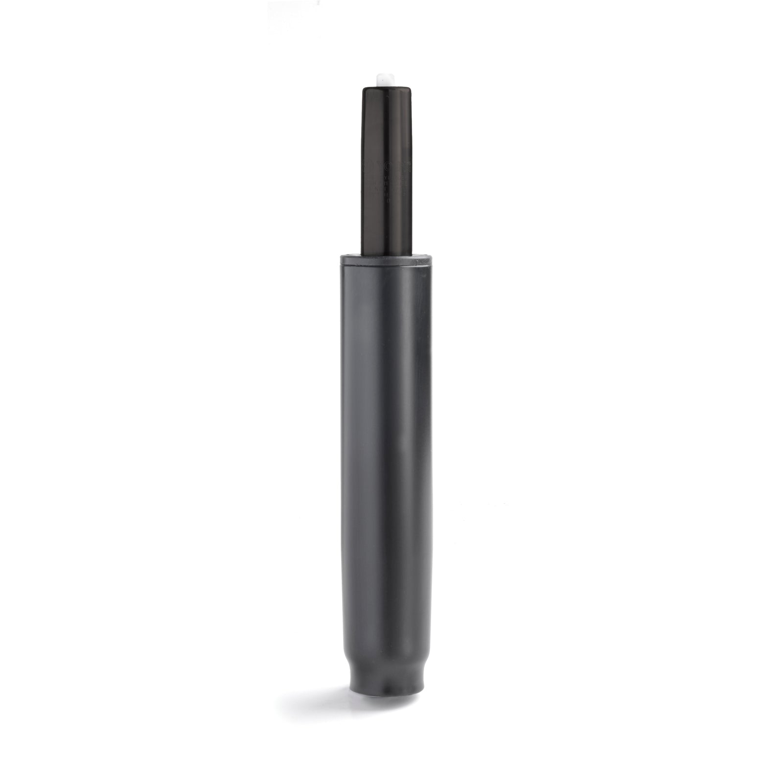 Black gas stem replacement for chairs on a white background