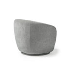 Grey armchair on a white background