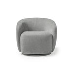 Grey armchair on a white background